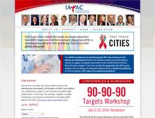 Tablet Screenshot of iapac.org